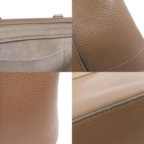 CELINE Beige Leather Tote Bag - Picture 8 of 11